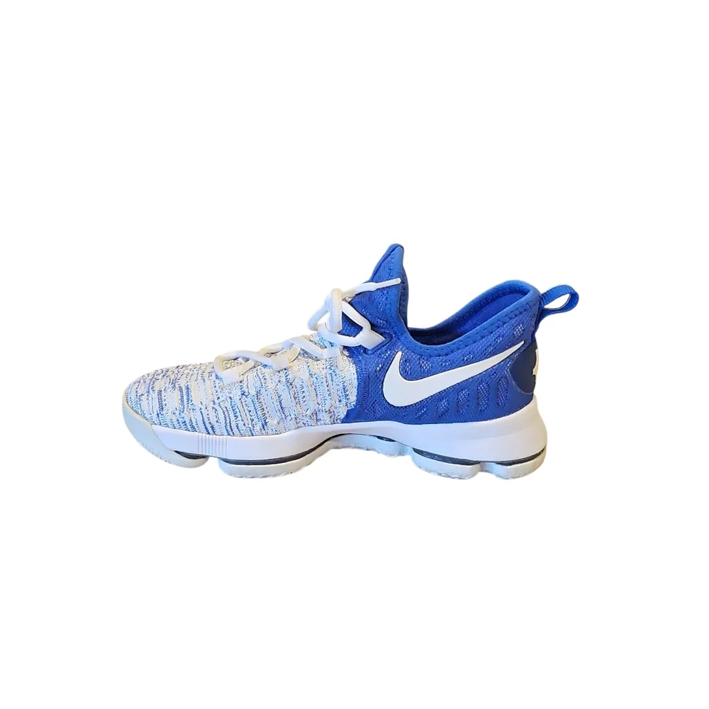Nike KD 9 GS Home 2 Royal Blue/White Sneakers - Picture 4 of 7
